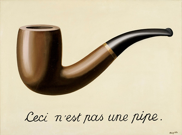 "René Magritte: Ceci n'est pas une pipe." by outtacontext is licensed under CC BY-NC-ND 2.0